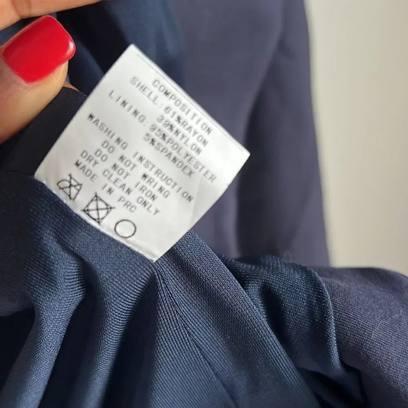 NWT Blaque Label Sculpted Dellana Noir Blazer Navy - Picture 7 of 7